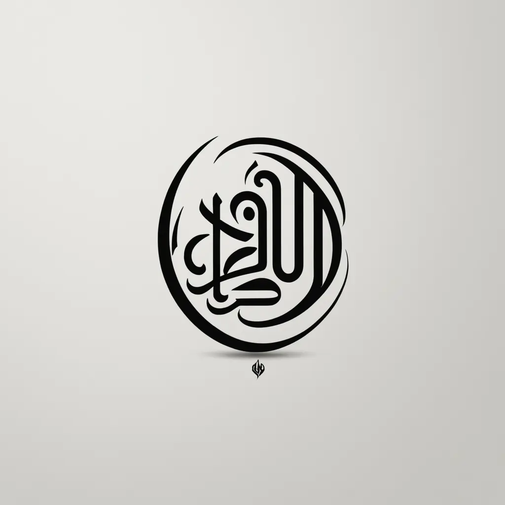 لوغو لكلمة ( الخلف ) تايبوغرافي عربي