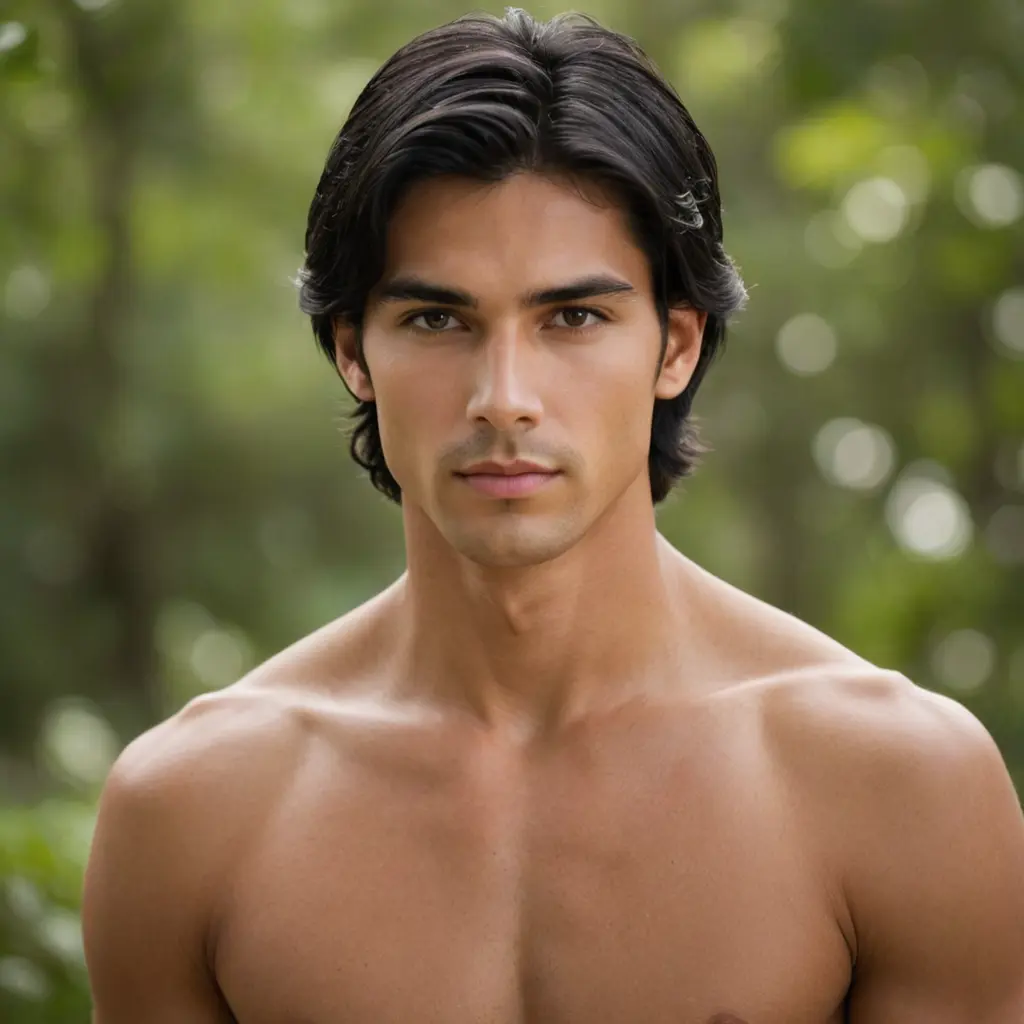 شاب نحيف ووسيم، يتمتع بملامح دقيقة ومتناسقة. لديه شعر أسود متوسط الطول يتدلى بشكل أنيق حول وجهه، مما يمنحه جاذبية وهدوءًا. عيناه حادتان ومعبرتان، تعكسان ذكاءً وعمق تفكير، وكأنه يفكر دائمًا قبل أن يتحدث. بشرته فاتحة وناعمة، تضيف إلى شخصيته لمسة من الرقة والجاذبية. يمتاز بهدوئه الداخلي وتركيزه العالي، مما يجعله يبدو غامضًا لكنه في ذات الوقت مليء بالثقة. هذه الشخصية تميل إلى التأمل والذكاء، وقد يكون لها دور قيادي في بيئة تعج بالصراعات، حيث يعتمد على حكمته بدلاً من القوة.