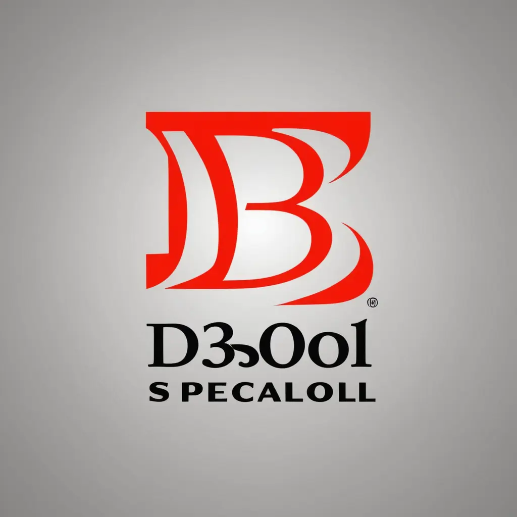 شعار شركة بأسم D3BOOL متخصصة بتعليم الموسيقى والبيانو
