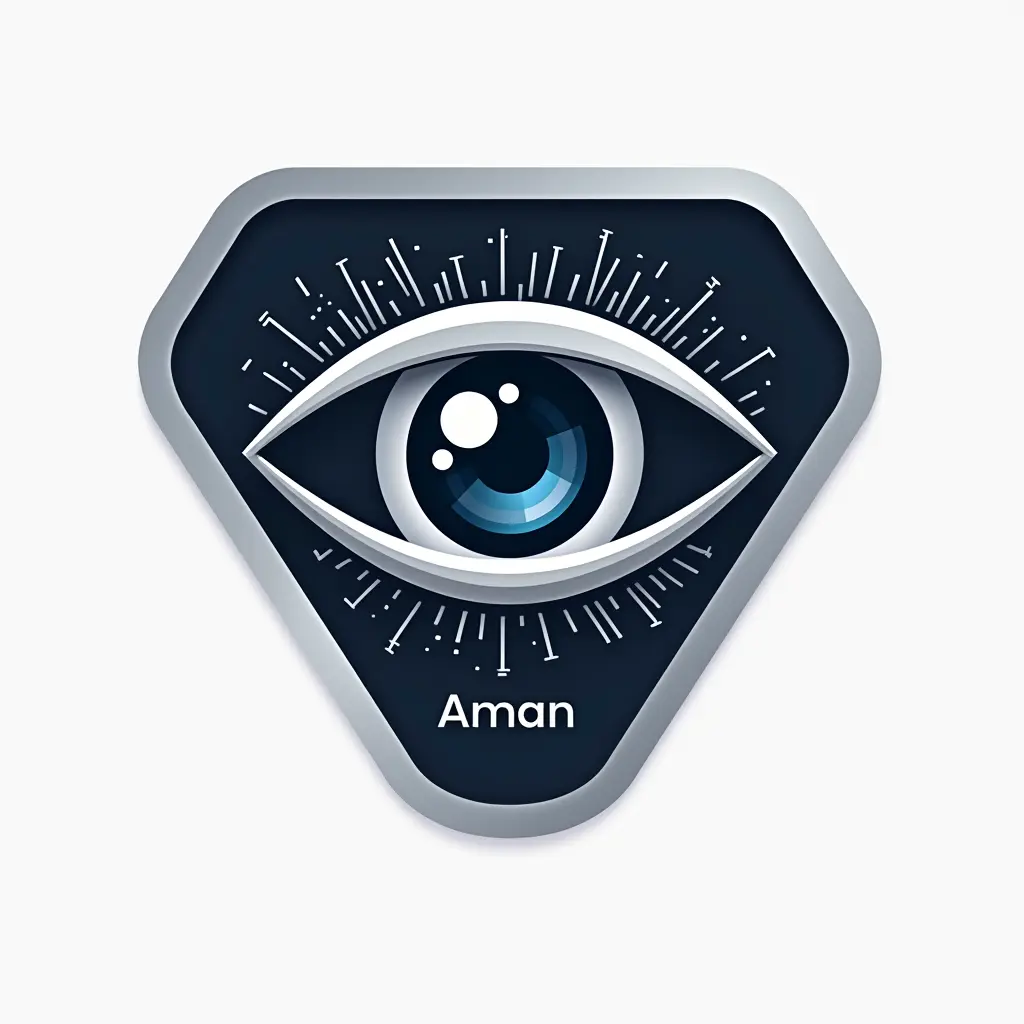 وصف اللوجو:
"تصميم لوجو مبتكر لشركة أنظمة أمنية وكاميرات مراقبة تستخدم تقنيات الذكاء الاصطناعي. اللوجو يجب أن يجمع بين عناصر الأمان والتكنولوجيا والذكاء، مثل دمج رمز العين أو عدسة الكاميرا بشكل هندسي مع إشارات رقمية أو نمط شبكة ليعبر عن الذكاء الاصطناعي. يُفضل استخدام ألوان مثل الأزرق الداكن، الأسود، والفضي لإضفاء طابع عصري واحترافي. يجب أن يكون التصميم بسيطاً وسهل التذكر، مع إبراز اسم الشركة بشكل واضح باستخدام خطوط حديثة ومتناسقة، لإعطاء انطباع بالثقة والابتكار في مجال الأمن والمراقبة، أسم الشركة " أمان "