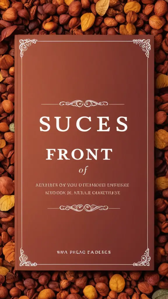 Create a front book cover only on succes of live. Use a warm and inspiring color palette to evoke positivity and gratitude.
The dimensions should be 2600 pixels in height and 1600 pixels in width, with a resolution of 300 dpi. Please focus solely on the image for the book cover without any spelling.