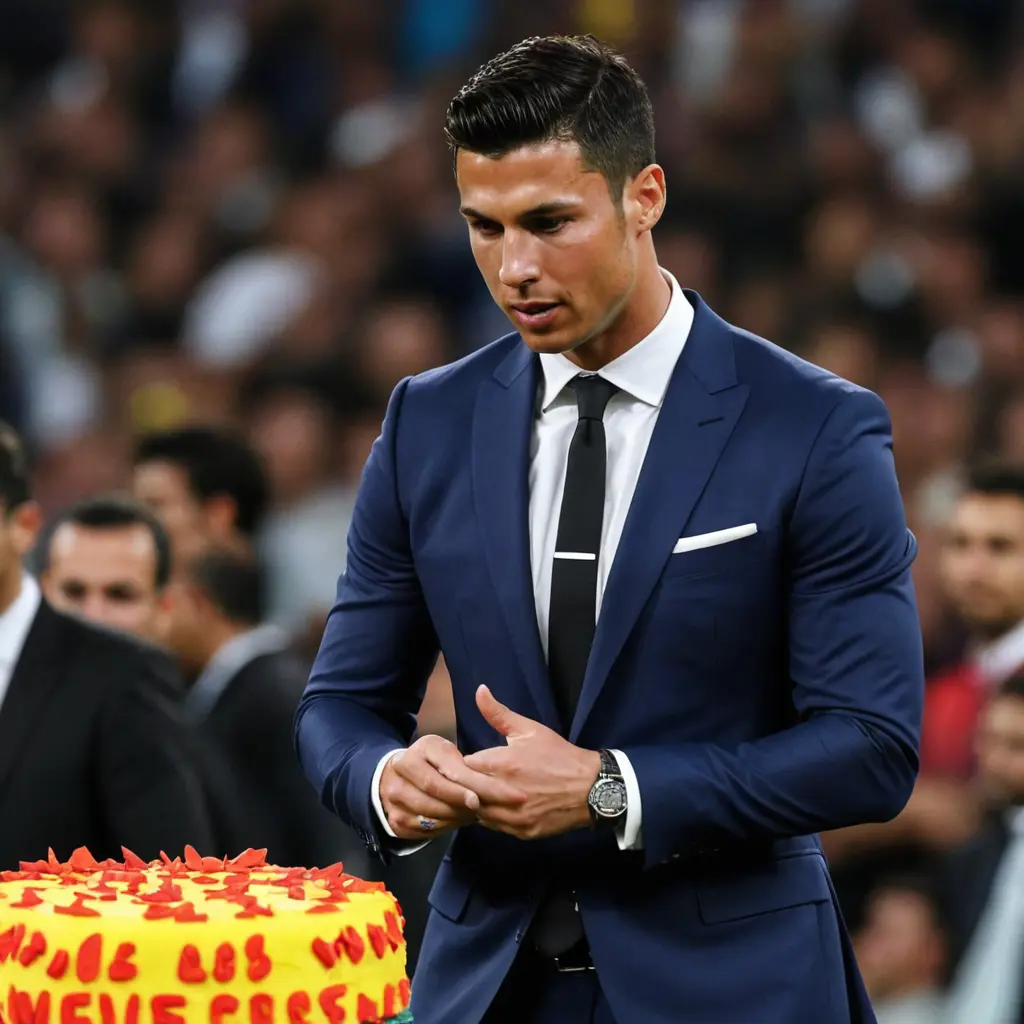 دبل كيك كريستيانو رونالدو على برشلونة وميسي يبكي