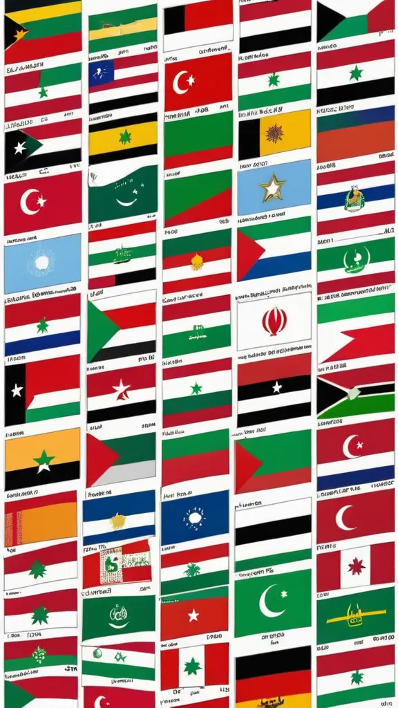 جميع أعلام الدول العربية 