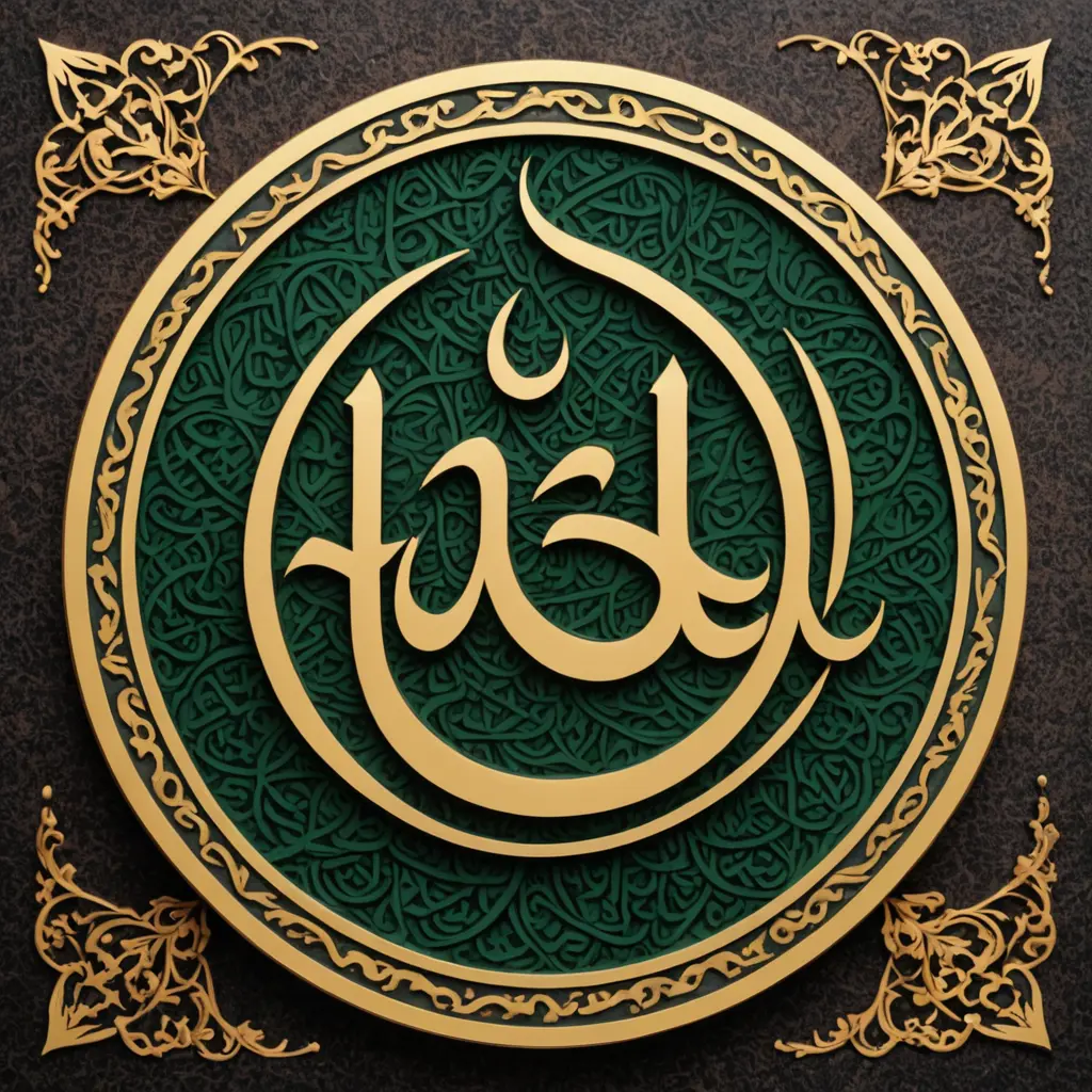 شعار باسم أبو مسلم ، مكتوب بالخط العربي العثماني ، تصميم من العصر العثماني