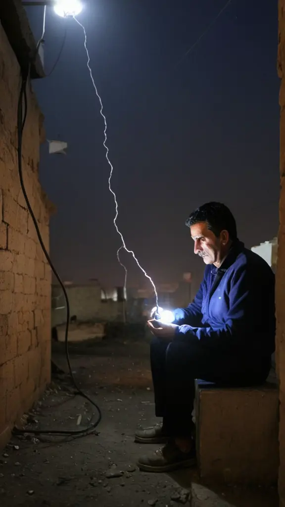 دروستکردنی وێنەی هاولاتیانی کوردستان دەنالێن بەدەست نەبونی کارەبا