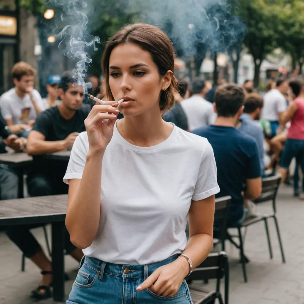 صور عن التدخين في الاماكن العامة
