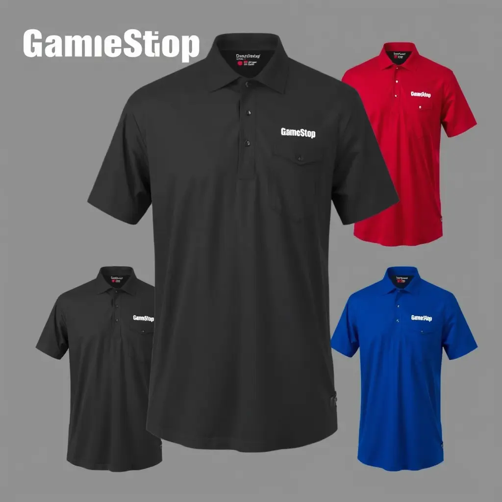 GameStop Employee Polo Uniform Work Shirt Mens