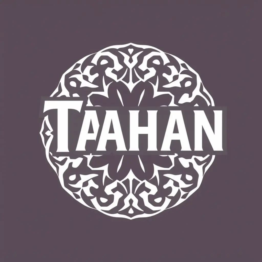 صمم لي لوغو كلمت TAHAN مدمجة في بعضه