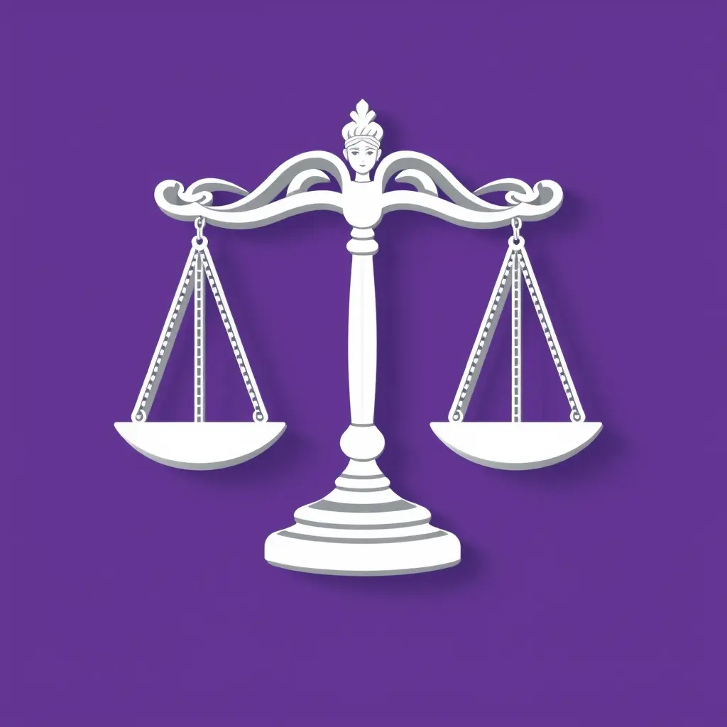 تصميم شعار ميزان العدل بشكل ثلاثي الابعاد على أساس أن المراة والرجل تبقى فى ميزان متساوي للرواتب طالما ساعات العمل واحدة وطبيعة العمل واحدة