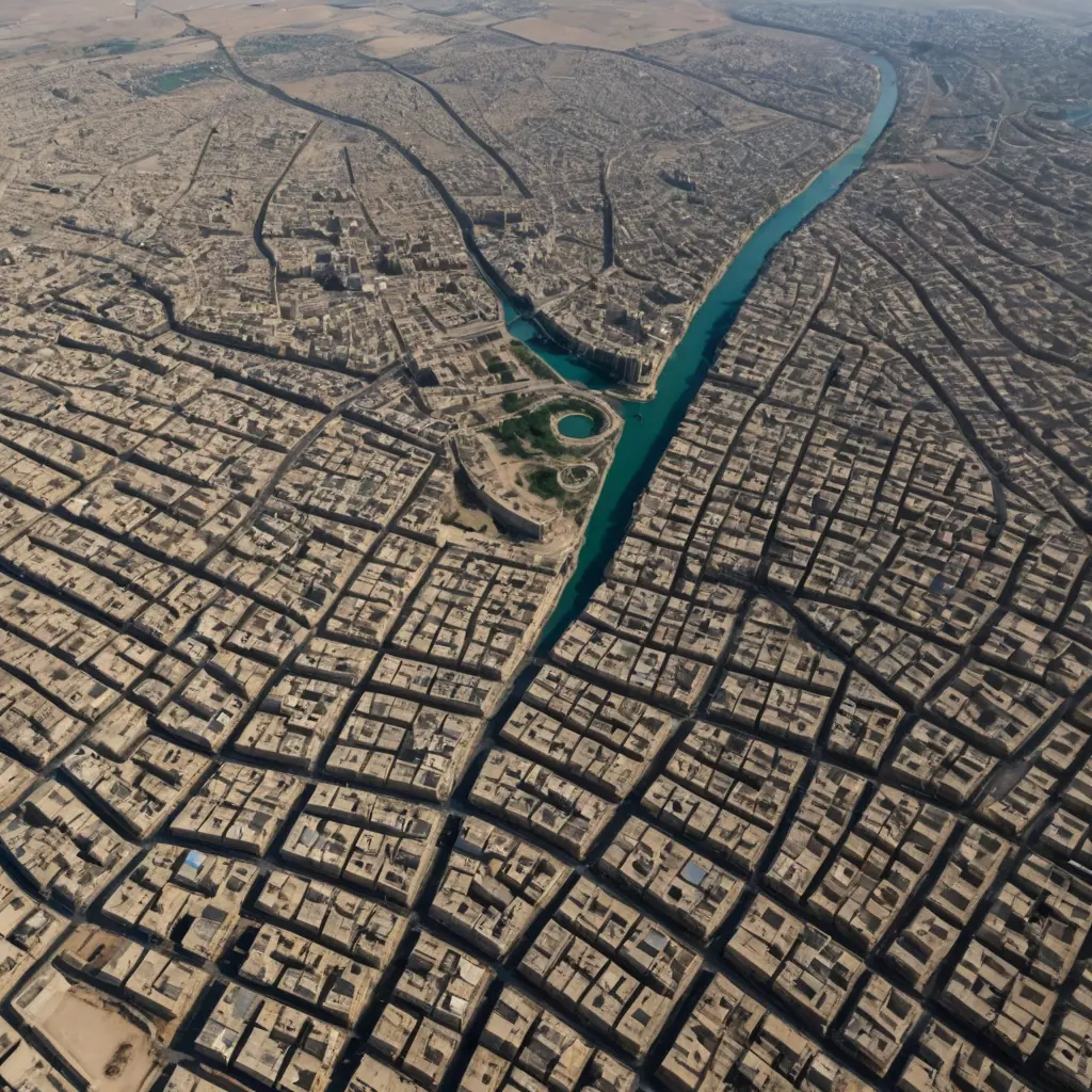 صورة جوية لمدينة الموصل