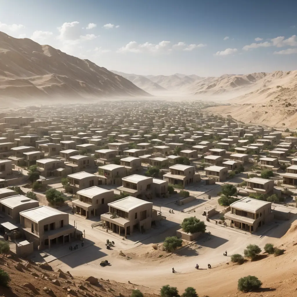قرية قنسرين العيس بعام 2050