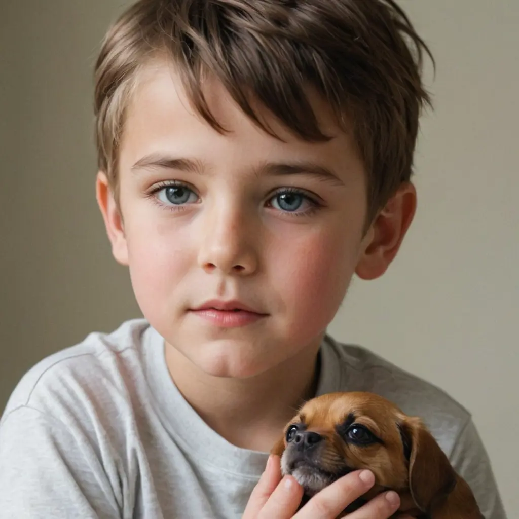 قدم ولد جميل