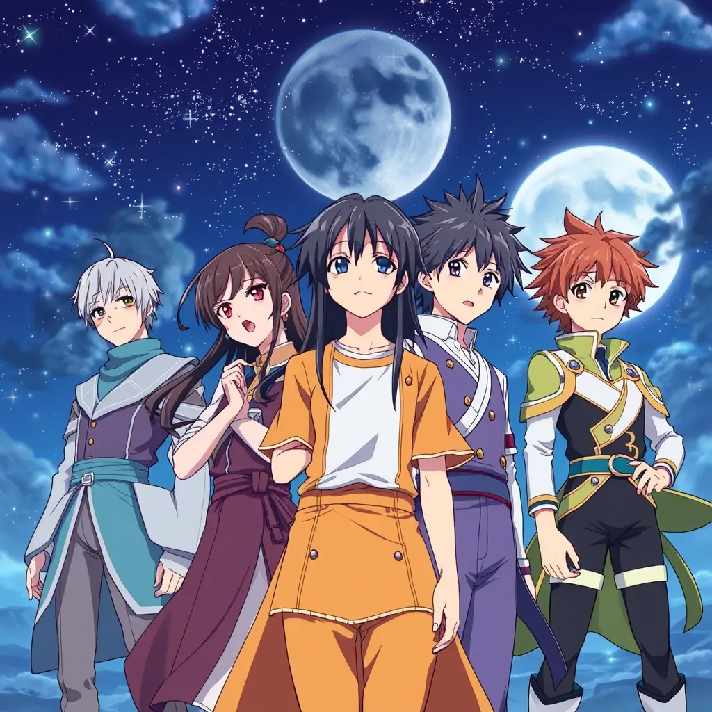 صورة لأبطال انمي السراب