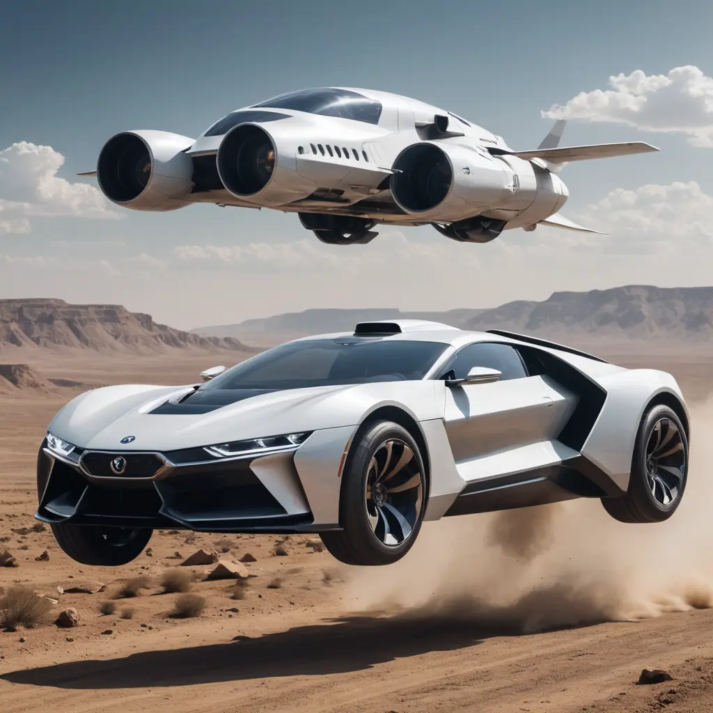 صور لناس بالمستقبل وتطور العلم و العربات تطير