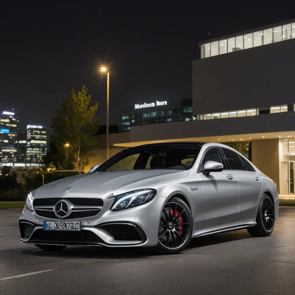  Mercedes Benz cos 63 mag at night