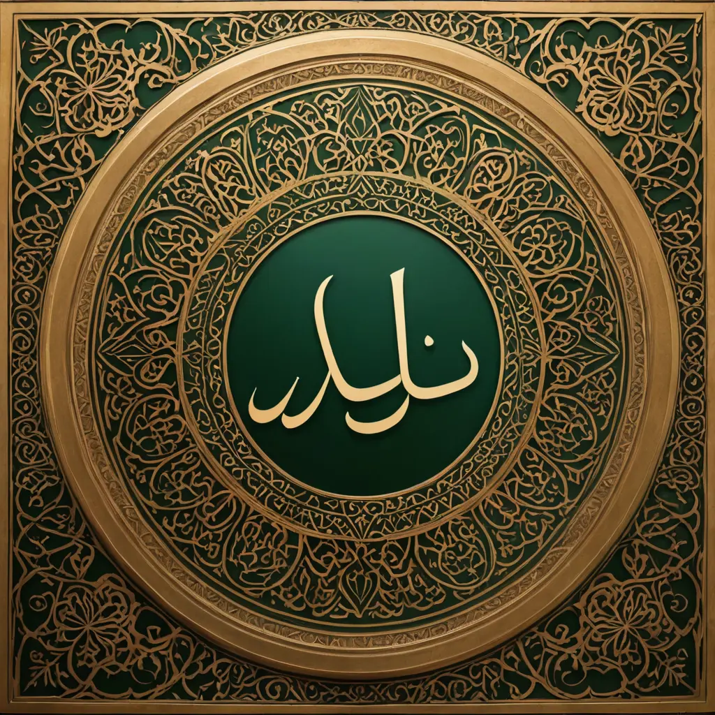 صورة مكتوب عليها اسم مريش باللغة العربية مع زخرفة