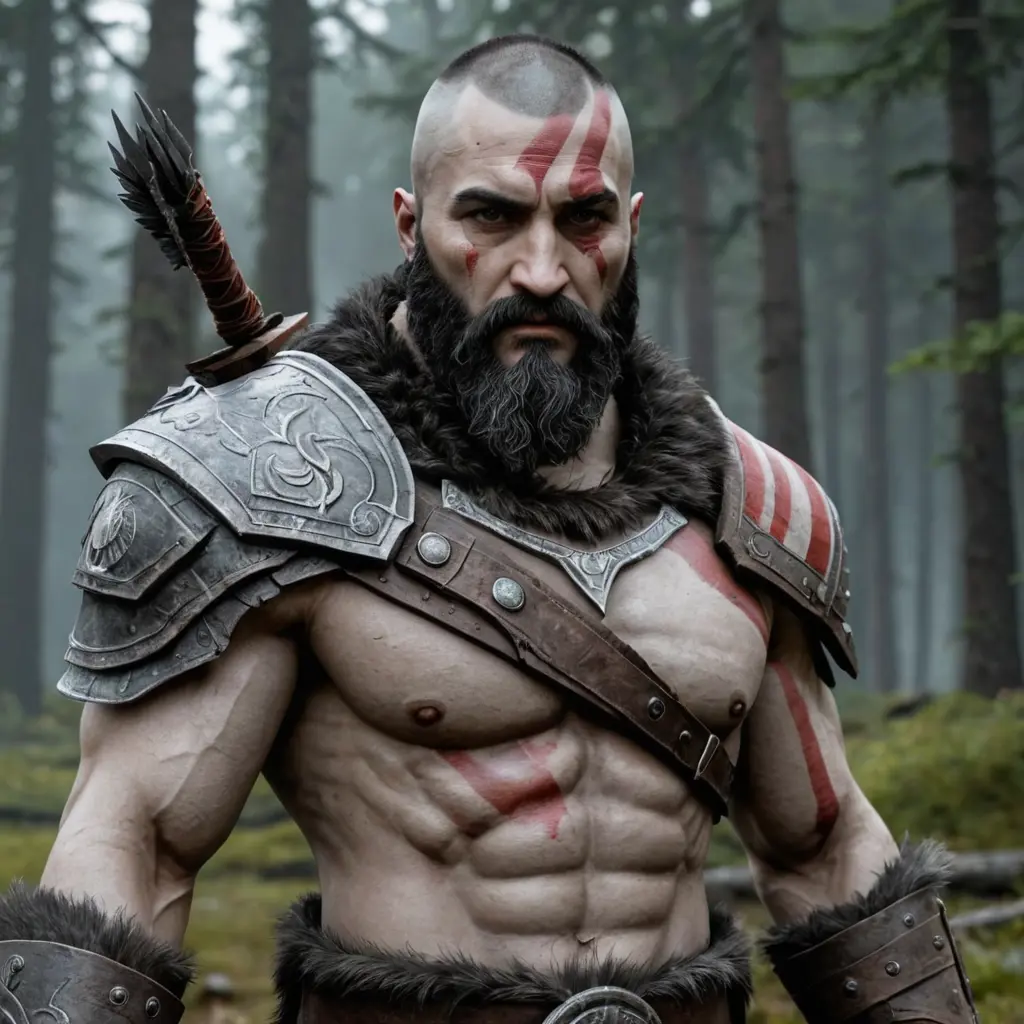 شخصية كريتوس الشاب من لعبة god of war