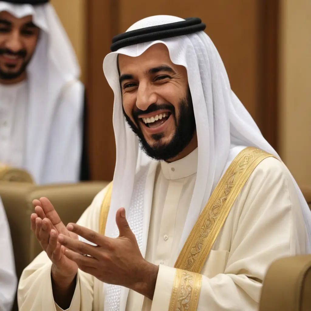 الشيخ ياسر الدوسري يضحك