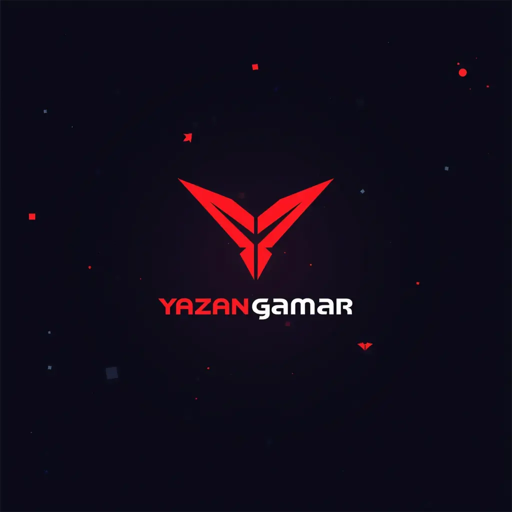 تصميم شعار جيمنج بأسم Yazan gamar
