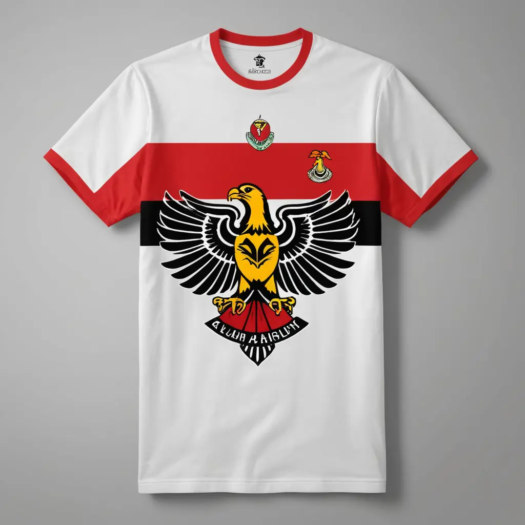 تصميم تيشرت للنادي الاهلي المصري