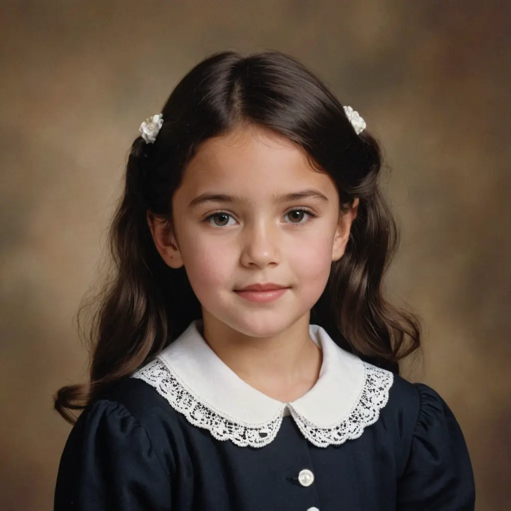 جورجينا وهي صغيره 