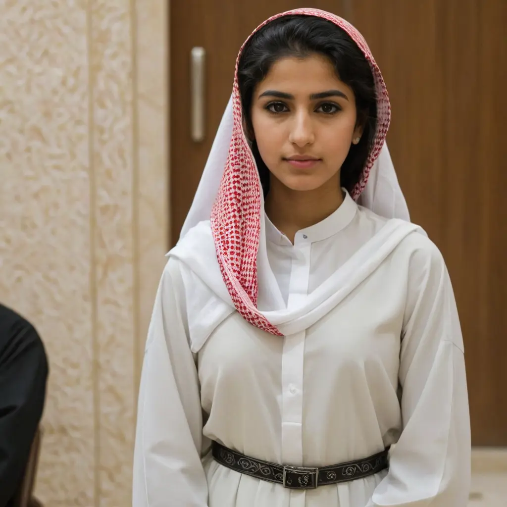 بنت سعودية مش لابسة