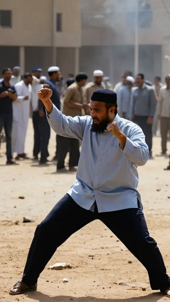 رجل مسلم يحارب
