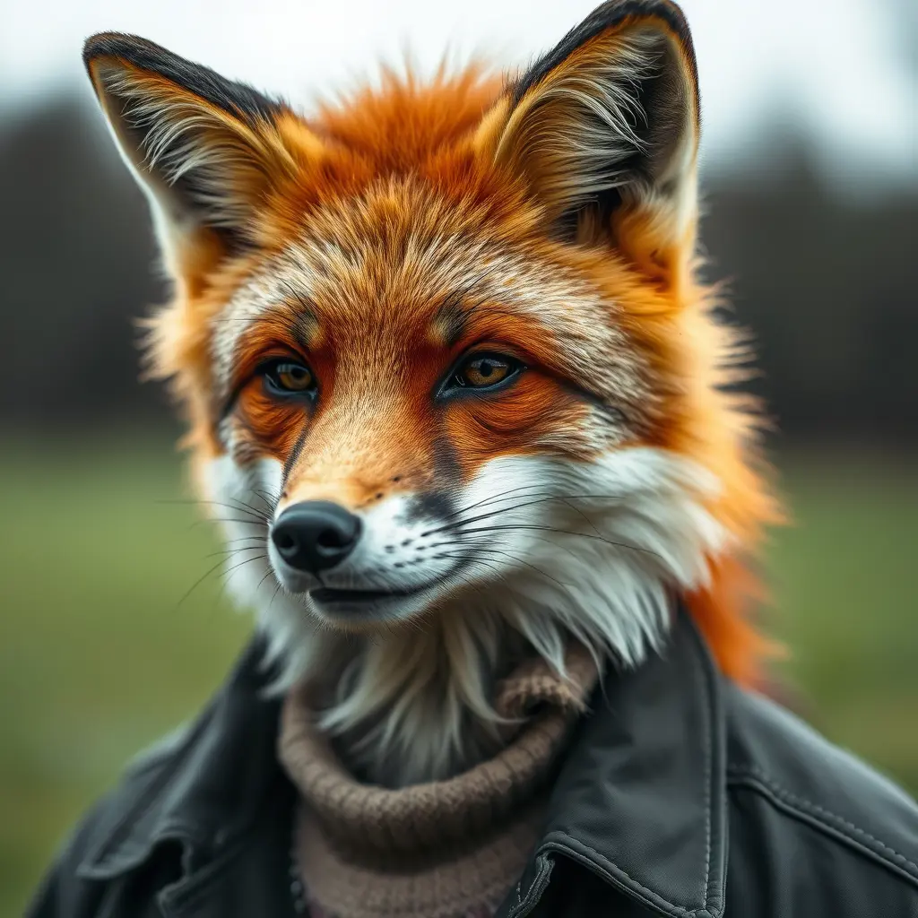 رجل على شكل ثعلب اكثر واقعية