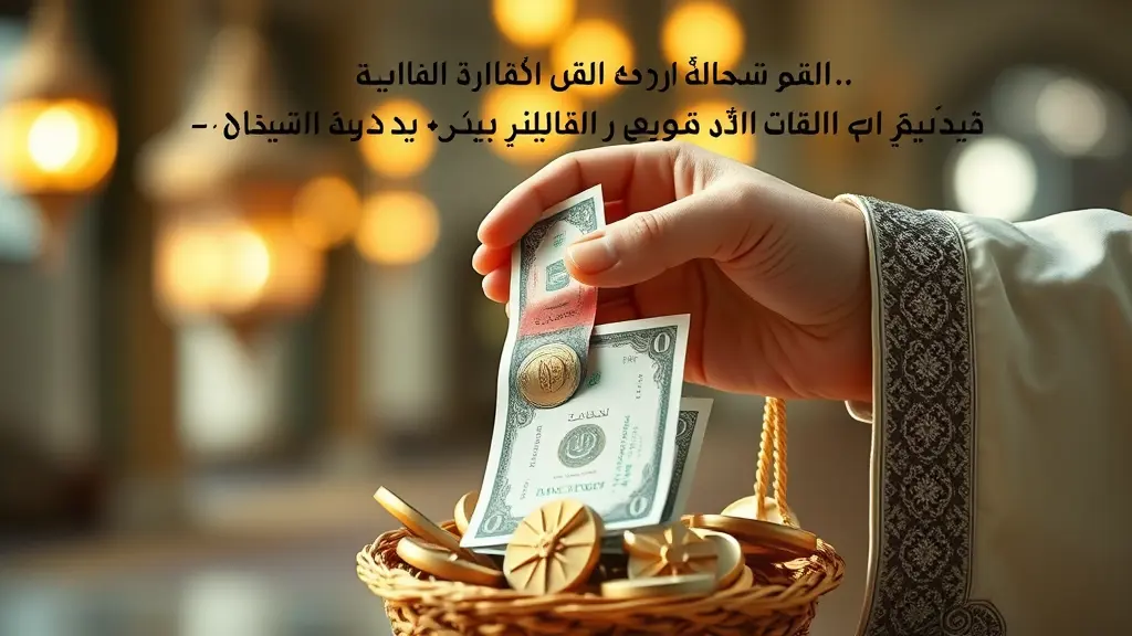 صورة للتبرع بالمال في شهر رمضان مع اية "ما نقص مال من صدقة" اريدها بالعربية