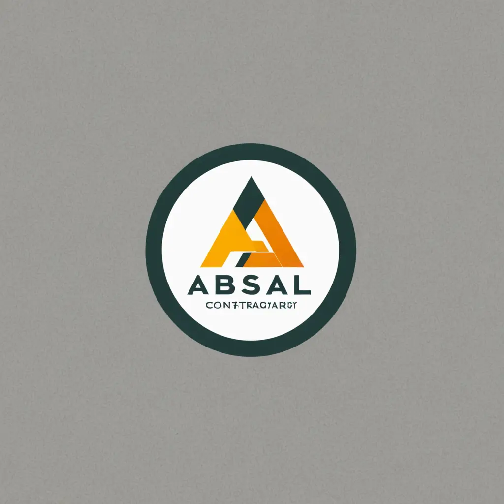 شعار لشركة مقاولات اسمها ABSAL - بيكاسو الخليج | Gulf Picasso