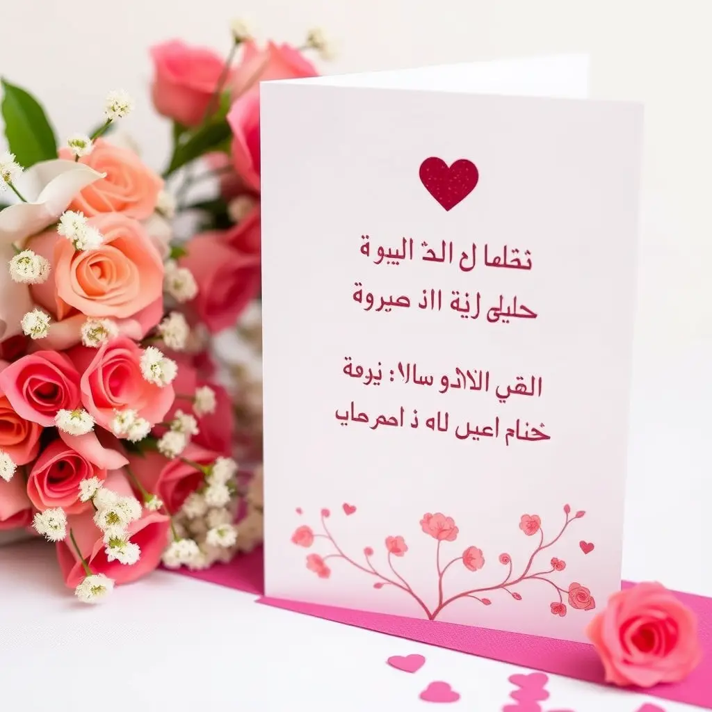 بطاقة تهنئة لزوجتي بمناسبة عيد زواجنا عبارة بالعربي