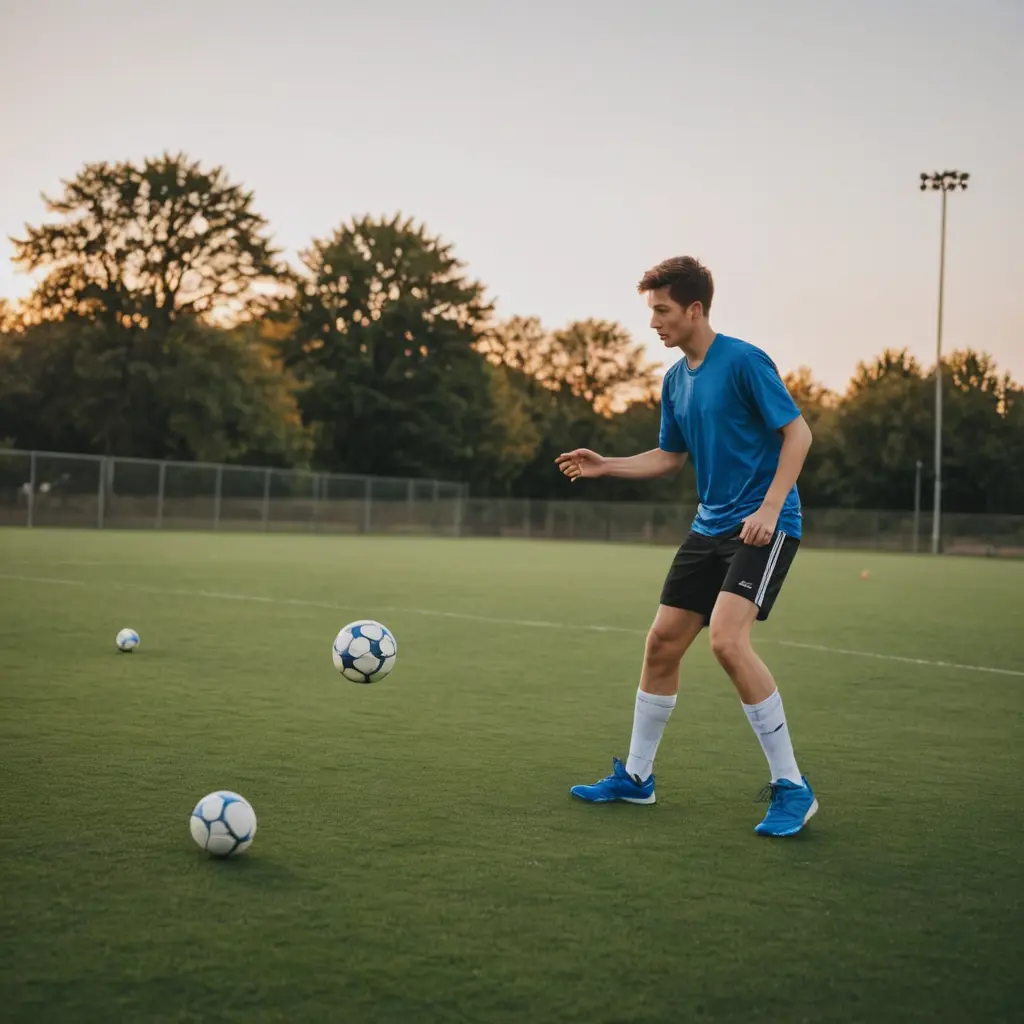 صوره شخص يلعب الكرة