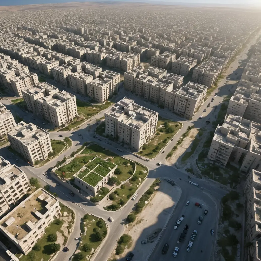 مدينة ادلب بدون حرب في 2050