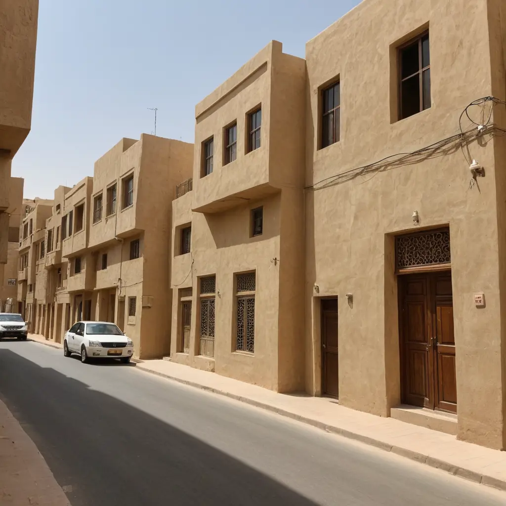 بيوت قديمه في حاره سعوديه بين هاذه البيوت بنايه متطوره جده جدا جدا
