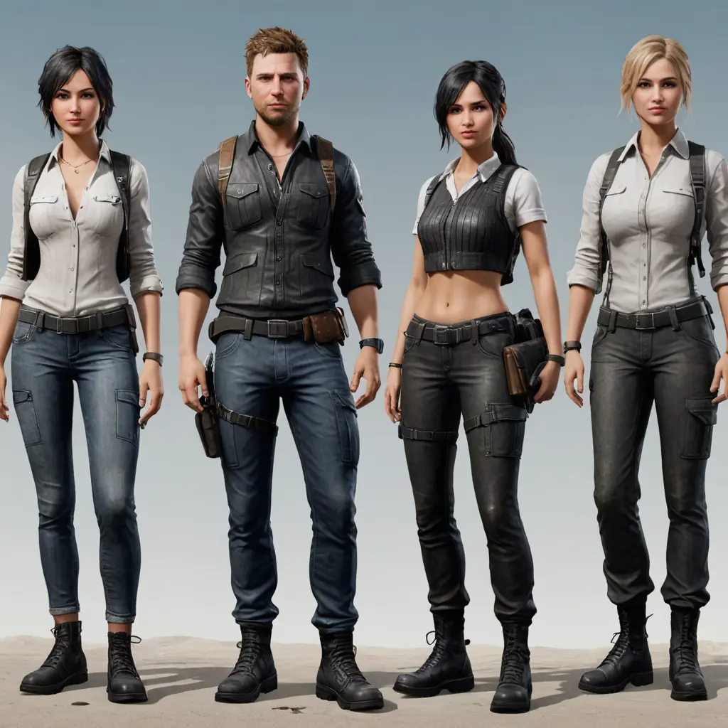 تصميم صوره من شخصيات ببجي يكون حلوه