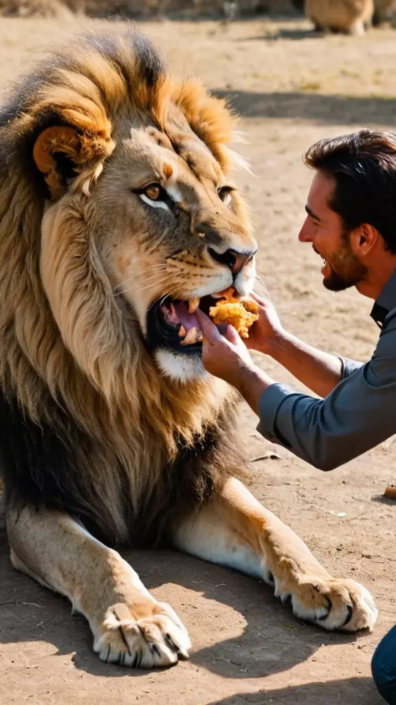 صور لاسد ياكل انسان