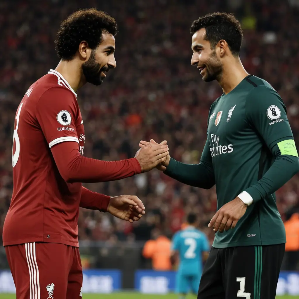 محمد صلاح بيسلم علي كريستيانو