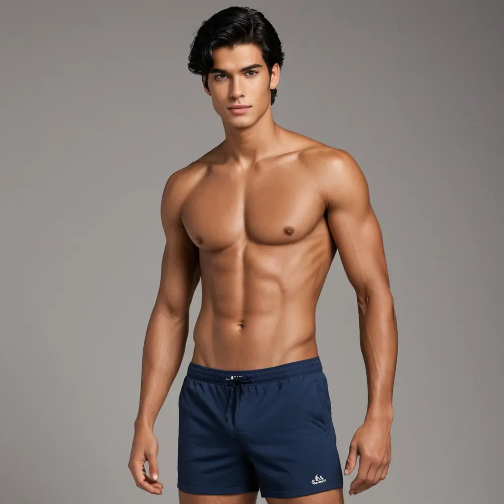 اجعله شابا طويلا بطول مترين ويكون بشعر اسود وحنطي البشرة