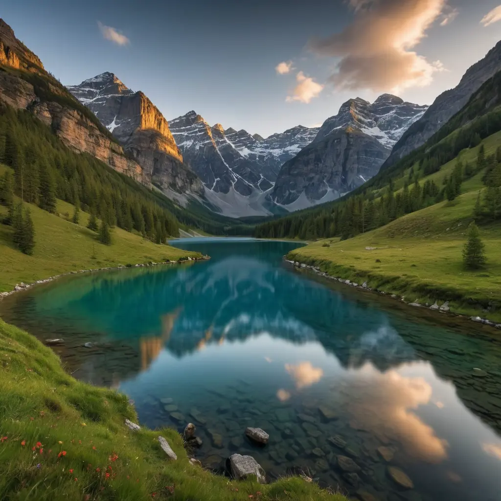 منظر طبيعي بدقة 4K HDR
