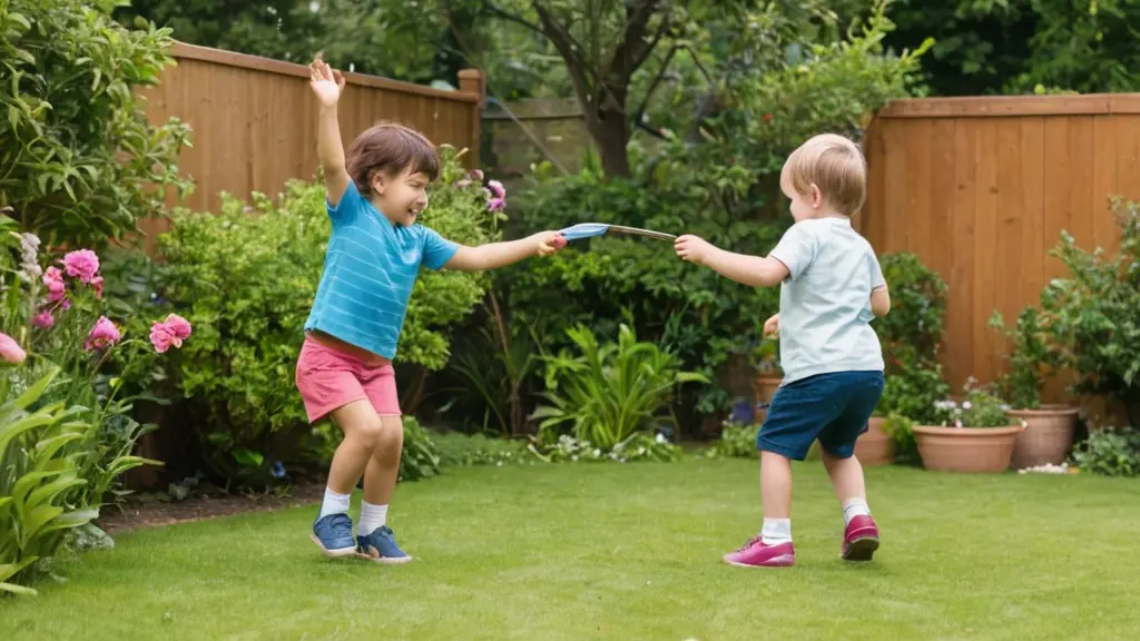 صوره اطفال يلعبون في الحديقه