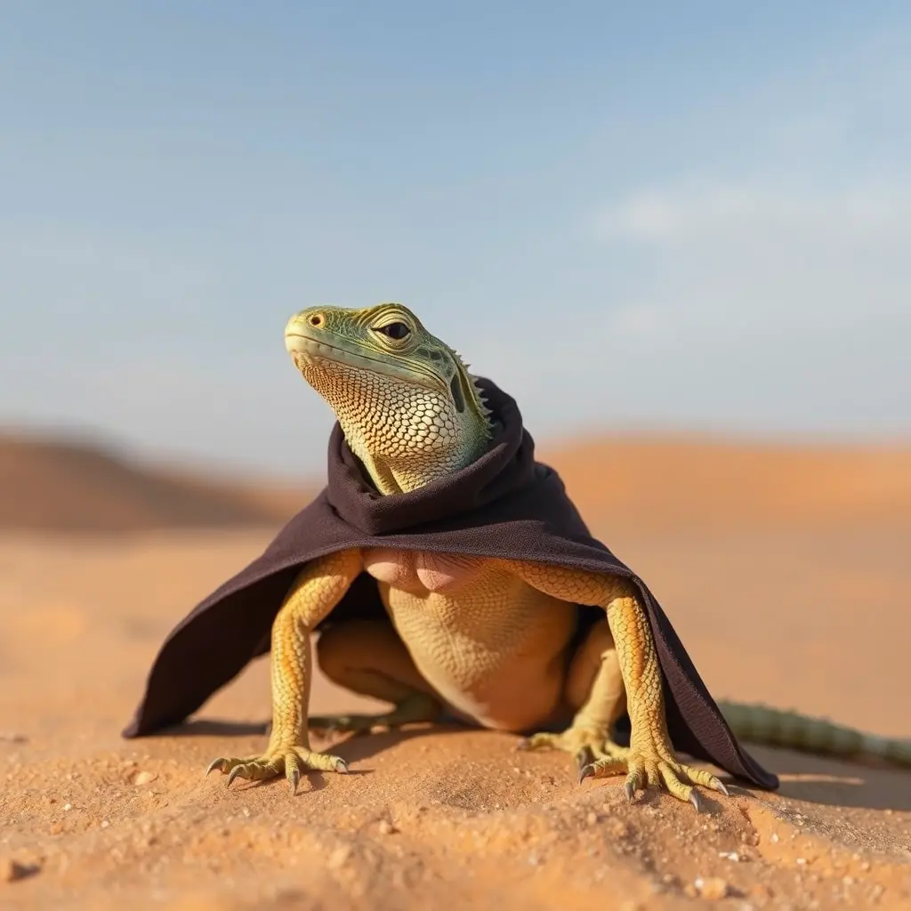 صور ضب يلبس اريني في صحراء الجزائر