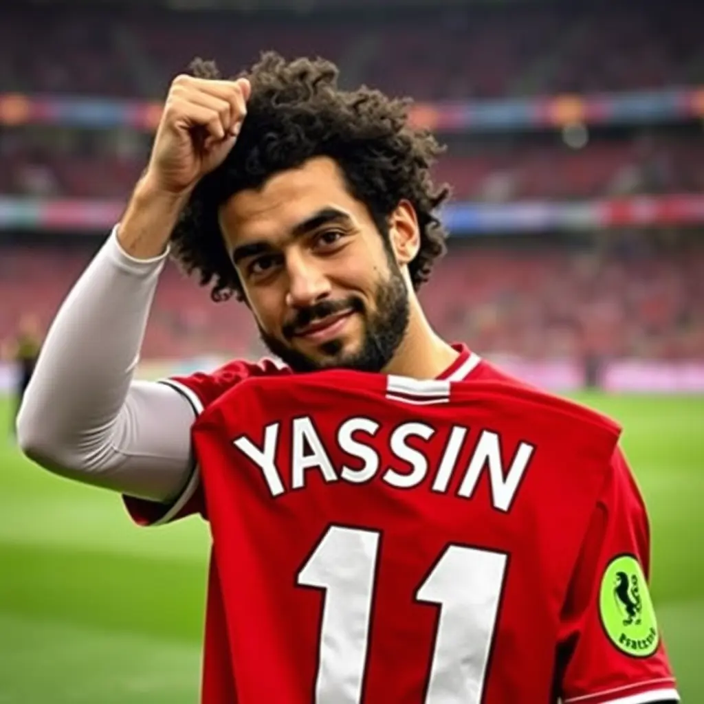 محمد صلاح ماسك اسم ياسين