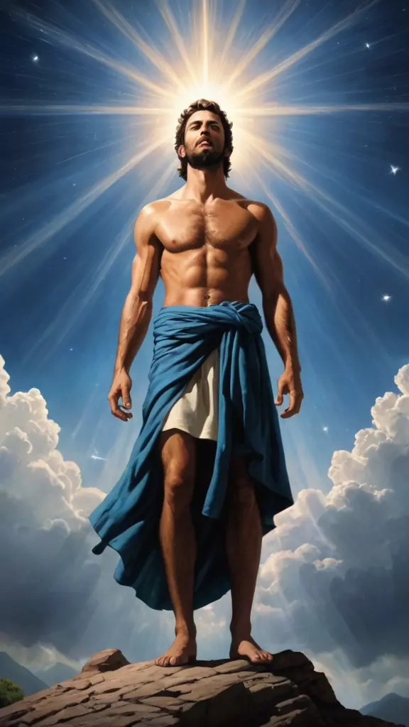 صوره لشخص يدعي الله عز وجل 