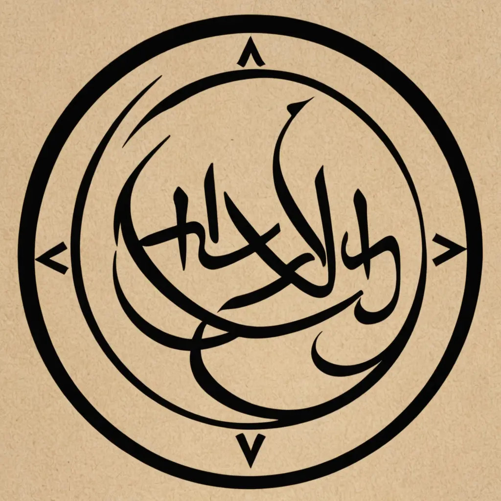 اسم ابو البراء بخط الثلث