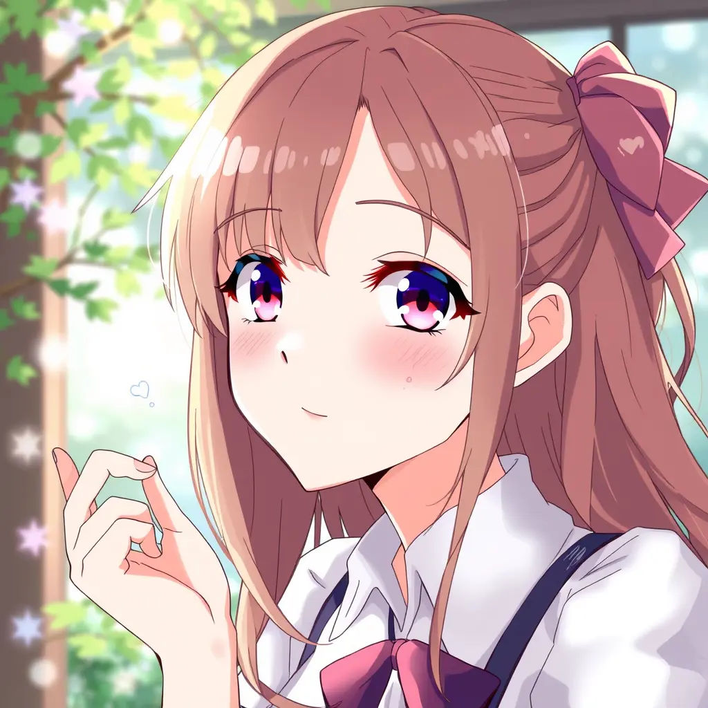 انشئ لي صورة فتات انمي