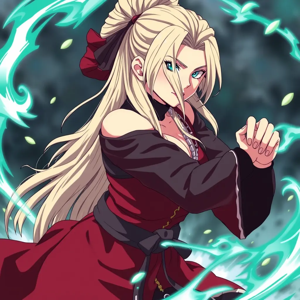 تسونادي من انمي ناروتو صورة حقيقيه من الانمي بشكل مثير