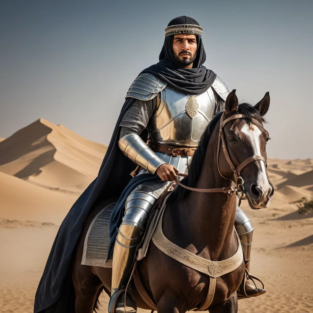 فارس عربي شجاع و قوي من العصر القديم