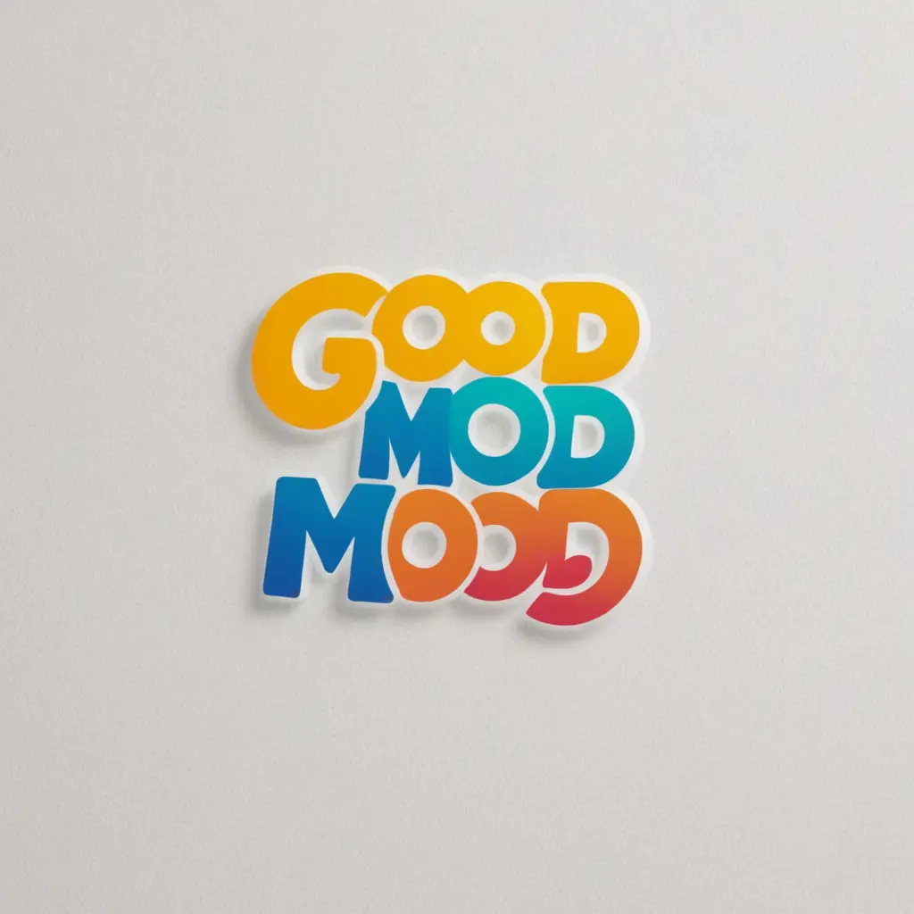good mood logo text