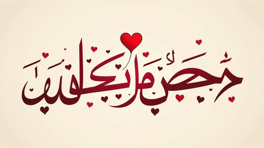 صورة لاسم فاطمة و اسم حسام بطريقة رومنسية بالخط العربي