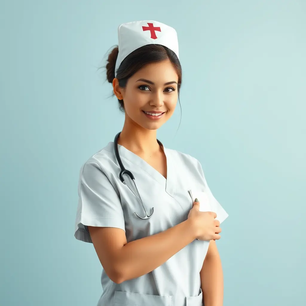 صورة كتكوت يرتدى اسكراب التمريض